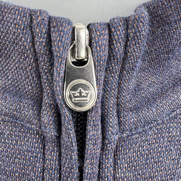 Peter Millar XL Mens Interlock Ottoman Quarter Zip Pullover banded cuffs and hem - Picture 6 of 16